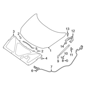 Nissan OE - Hood & Components