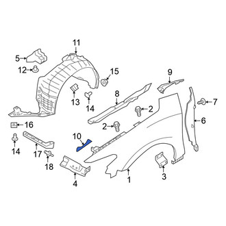 Nissan OE - Front Left Side Body Trim Protector