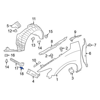 Nissan OE - Fender Liner Retainer