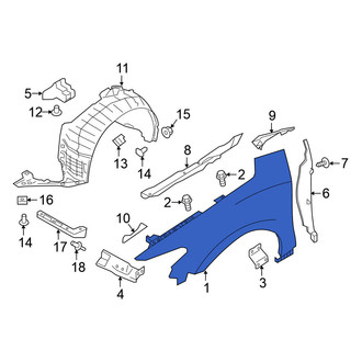 Nissan OE - Front Right Fender