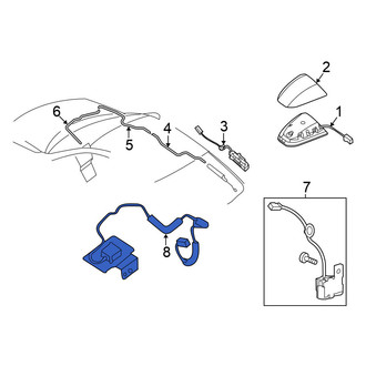 Nissan OE - GPS Navigation System Antenna