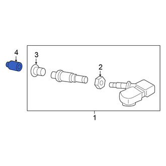 Nissan OE - Tire Pressure Monitoring System (TPMS) Sensor Nut