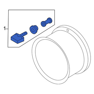Nissan OE - Tire Pressure Monitoring System (TPMS) Sensor