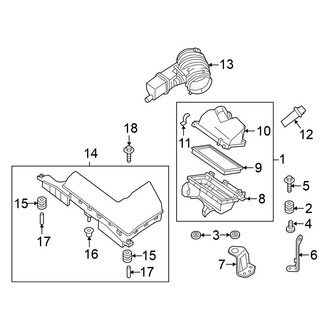 Nissan OE - Engine / Transaxle - Air Intake