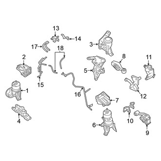 Nissan OE - Engine / Transaxle - Engine & Transmission Mounting