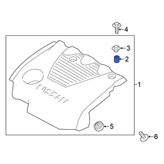 Nissan OE - Engine Cover Clip