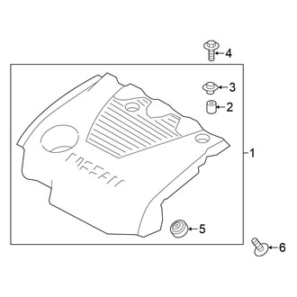 Nissan OE - Engine / Transaxle - Engine Appearance Cover