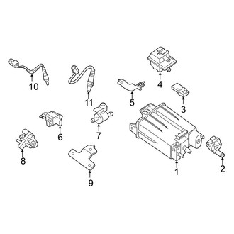 Nissan OE - Emission System - Emission Components