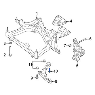 Nissan OE - Rear Suspension Control Arm Bolt