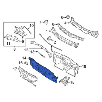 Nissan OE - Lower Firewall