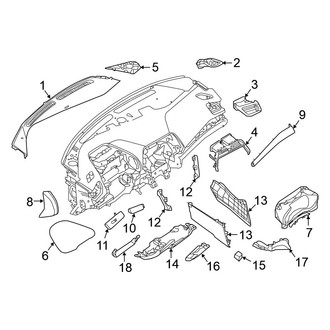 Nissan OE - Instrument Panel Components