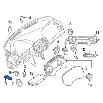 Nissan OE - Passenger Air Bag Disable Switch