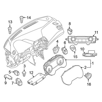 Nissan OE - Instrument Panel - Cluster & Switches