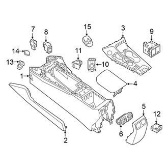 Nissan OE - Center Console (Console & Components)