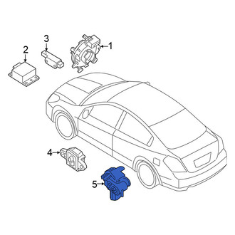 Nissan OE - Rear Air Bag Impact Sensor