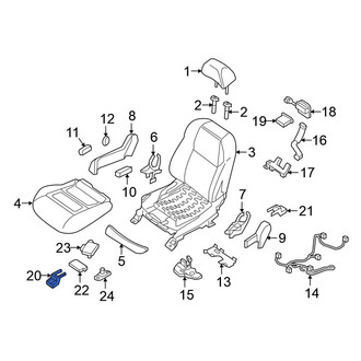 Nissan OE - Seat Track Cover