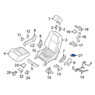 Nissan OE - Seat Track Cover