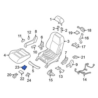 Nissan OE - Front Right Air Bag Passenger Presence Module