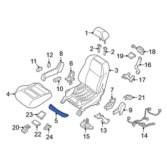 Nissan OE - Front Seat Track Cover