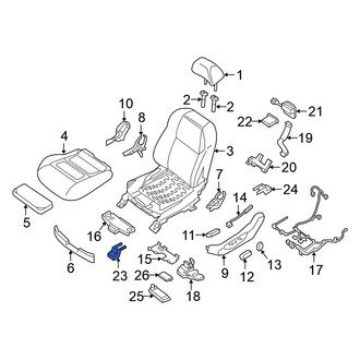 Nissan OE - Seat Track Cover