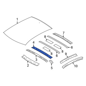Nissan OE - Center Roof Panel Reinforcement