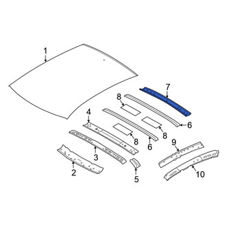 Nissan OE - Rear Roof Header Panel