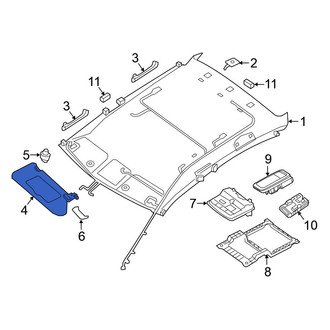 Nissan OE - Left Sun Visor