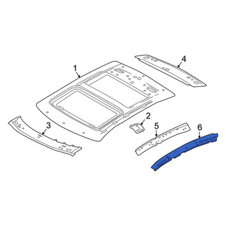Nissan OE - Right Roof Side Rail Reinforcement