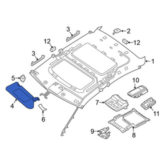 Nissan OE - Left Sun Visor