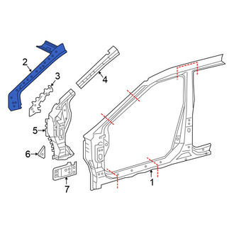 Nissan OE - Left Upper Body A-Pillar