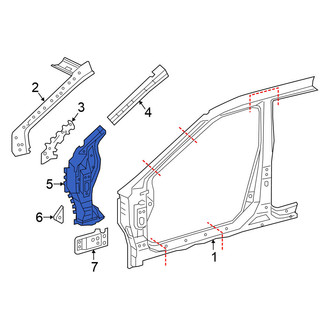 Nissan OE - Left Lower Body A-Pillar