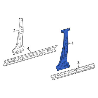 Nissan OE - Left Body B-Pillar Reinforcement