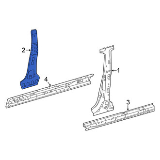 Nissan OE - Left Inner Body B-Pillar
