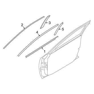 Nissan OE - Front Door - Exterior Trim
