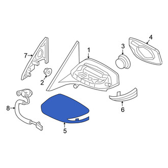 Nissan OE - Front Right Door Mirror Cover