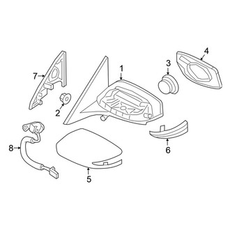 Nissan OE - Front Door - Outside Mirrors
