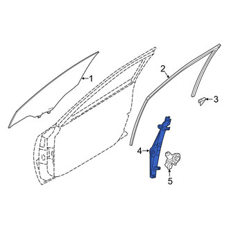 Nissan OE - Front Left Window Regulator