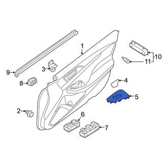 Nissan OE - Front Left Door Switch Trim Panel