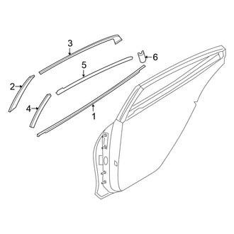 Nissan OE - Rear Door - Exterior Trim