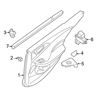 Nissan OE - Rear Door - Interior Trim