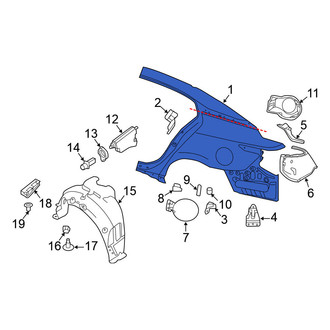 Nissan OE - Rear Left Outer Quarter Panel