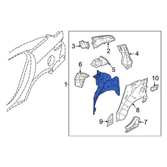 Nissan OE - Rear Left Inner Quarter Panel