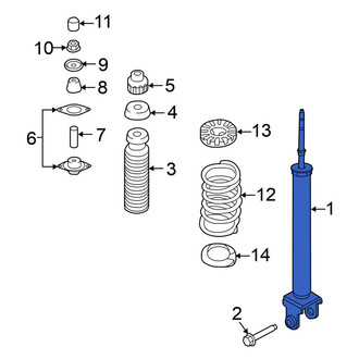 Nissan OE - Rear Suspension Shock Absorber