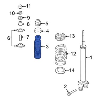 Nissan Oe Nissan Maxima 19 Rear Suspension Shocks Components Nissan Oe Nissan Maxima 19 Rear Suspension Shocks Components