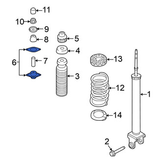 Nissan OE - Rear Suspension Shock Absorber Mount