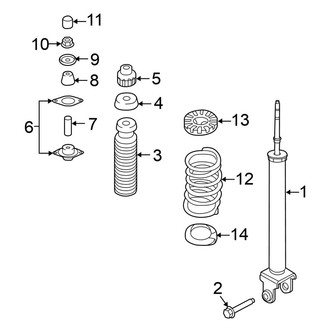 Nissan OE - Rear Suspension - Shocks & Components