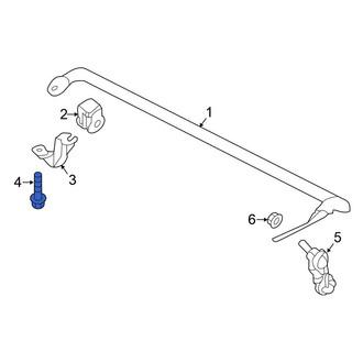 Nissan OE - Suspension Stabilizer Bar Bracket Bolt