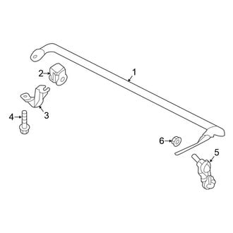 Nissan OE - Rear Suspension - Stabilizer Bar & Components