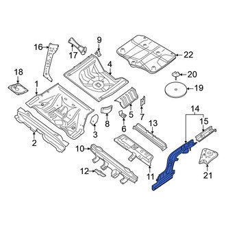 Nissan OE - Front Left Frame Side Member Assembly