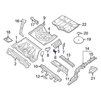 Nissan OE - Left Quarter Panel Bracket